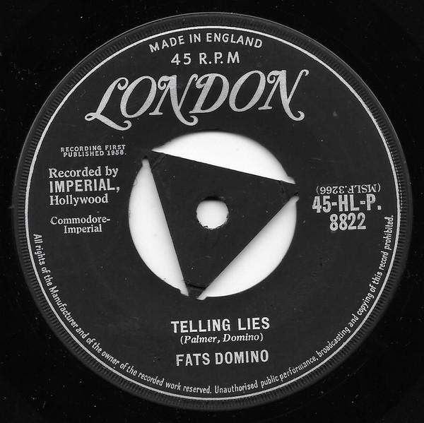 

Пластинка 7 дюймов FATS DOMINO When The Saints Go Marching In 45HLP8822 London Records 1958 UK Рок Б/у