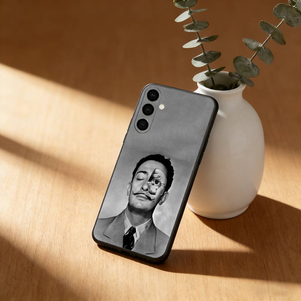 

Artist S-Salvador Dalí Phone Case For Samsung Galaxy A91,80,73,72 ,71,53,52,32 ,31,22,21s,20,Soft Black Case Samsung a20s