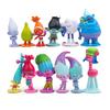 12pcs/lot Trolls Action Figure Poppy Simulation Model Kids Toys Children Gift Solid Doll Ornaments