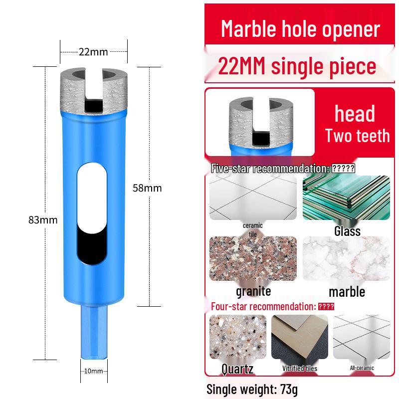 Diamant-beschichteter Lochbohrer für Marmor, Keramik, Glas und Feinsteinzeug