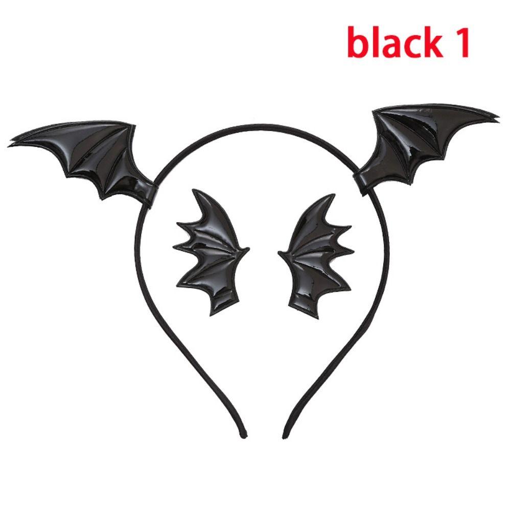 Gothic Hair Clip Hoop Set Costume Hair Hoops Cute Devil Ears Hairband  Haunted House Party