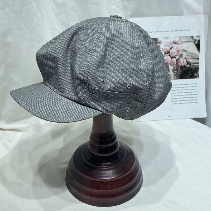 Japanese Retro Solid Color Beret Children Spring And Summer Fashion Literary And Artistic Painter Octagonal Hat Casual Cloud Newsboy Hat Tide