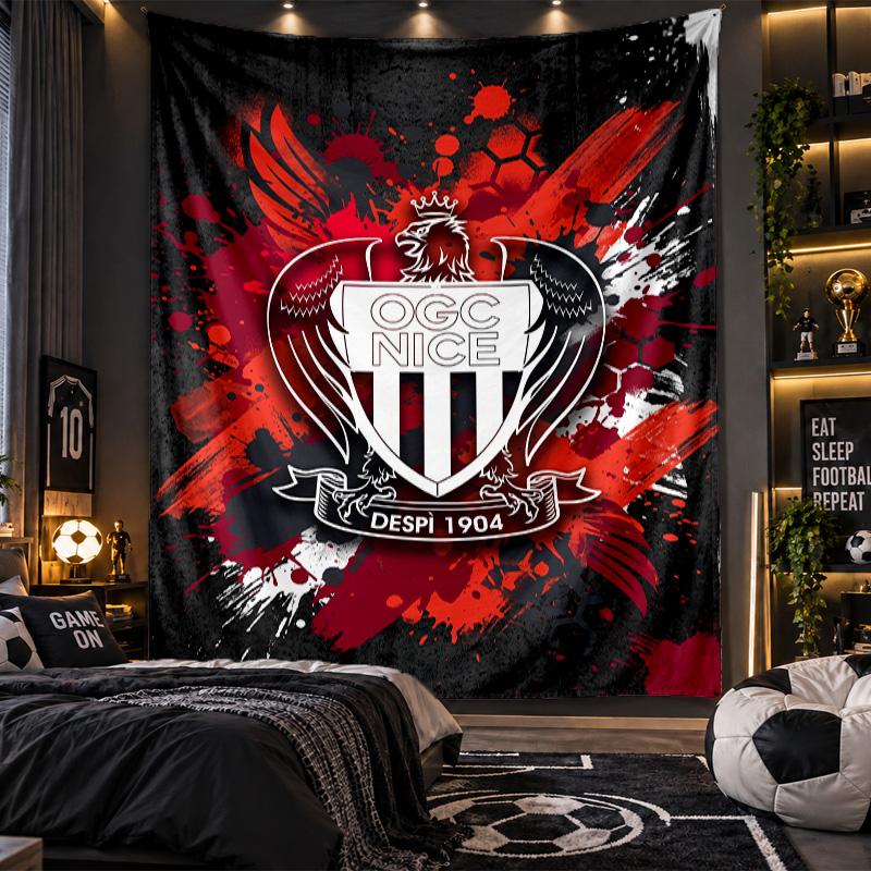 Wall Hanging Tapestry OGC Nice FC Print Cloth for Living Room Bedroom Home Decor