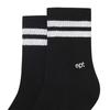 EPT STRIPE LOGO SOCKS (BLACK_WHITE)