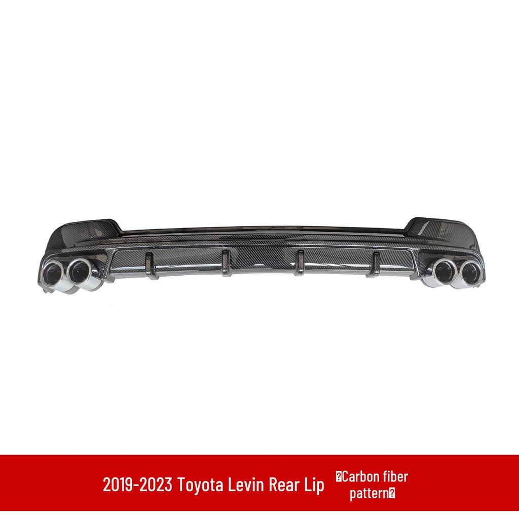 Spoiler Diffusore Posteriore Sportivo per Toyota Corolla Levin 2019-2024 (Versione USA)