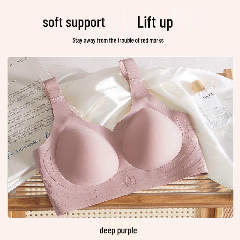 

Бесшовный моющийся спортивный бюстгальтер: Слитный, Тонкий стиль, Красивый дизайн спины, Большой Минимизатор груди 5XL [210-255 jin 46/105]