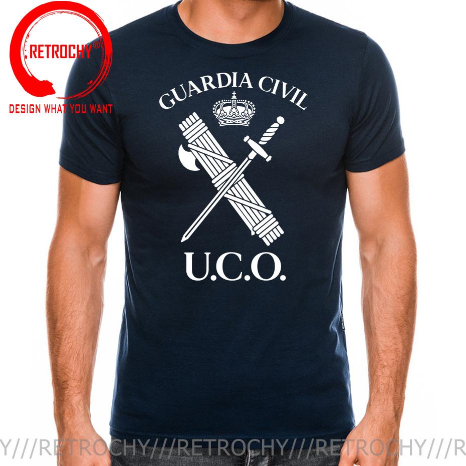 Uco Guardia Civil EspaA PolicA T Shirt Unisex Spain Guardia Civil TShirt Unisex Military Army Summer Streetwear Tops Tee Shirt