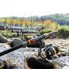 Portable Short Sea Fishing Rods Telescopic Rod Carbon Fiber 1.8-3.6M Ceramic Guide Ring Travel Fishing Tackle Spinning Rod Mini Sea Rod Unisex