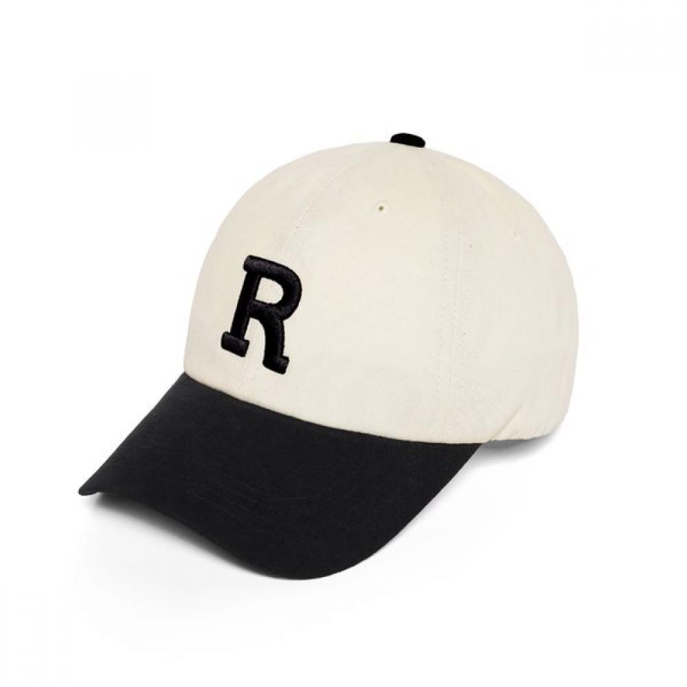 Verutum Two Tone Cap Cream Black Hw Bc066 Single option