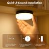 2-Pack Waterproof Shower Lights for Inside Shower, Rechargeable Shower Lamp | 15 RGBW Color Mood Lighting with Remote Dimmable&Timer, LED Wireless