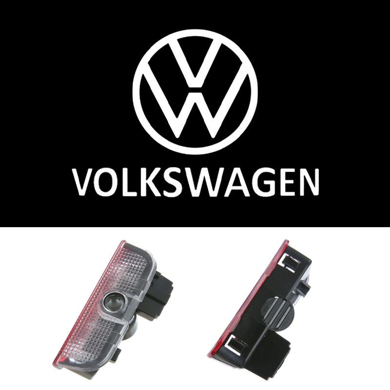 For VW Volkswagen Jetta MK5 Golf LED Car Door Welcome Logo Projector Ghost Shadow Light For VW Volkswagen Tiguan MK1 MK2 Sagitar