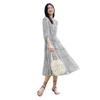 Elegant Ethnic Chiffon Multi-layer Dress