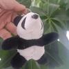Unique Keyring Cute Panda Key Chain for Men Wild Outing Keychain for Men Women Little Girl Fashion Key Ring Gift