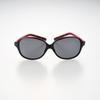 Bunny Walk Polarized Sunglasses Matte SMOKE [BUNNY WALK] BW-029 BW-0291F Black/Red