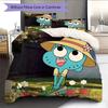Nicole Watterson Pattern Bedding Home Decoration Birthday Gift ( 1 Duvet Cover + 2 Pillowcase, Without Core),fan Merchandise.