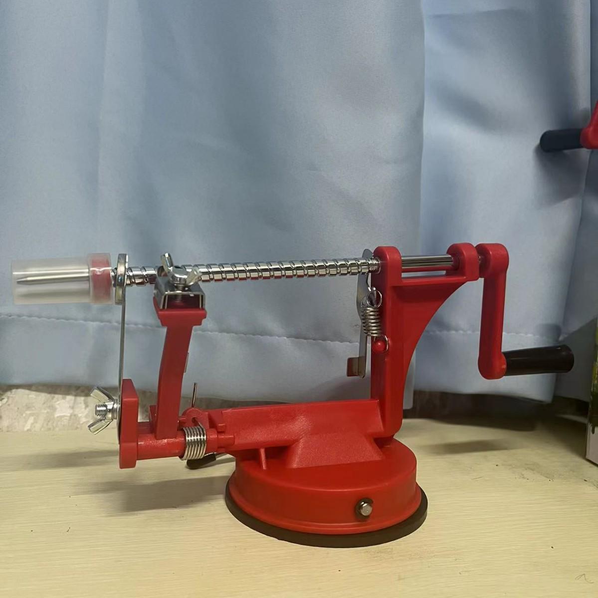 

Багатофункціональна яблукочистка з гойдалковим механізмом: Напівавтоматична та ручна побутова машина для чищення