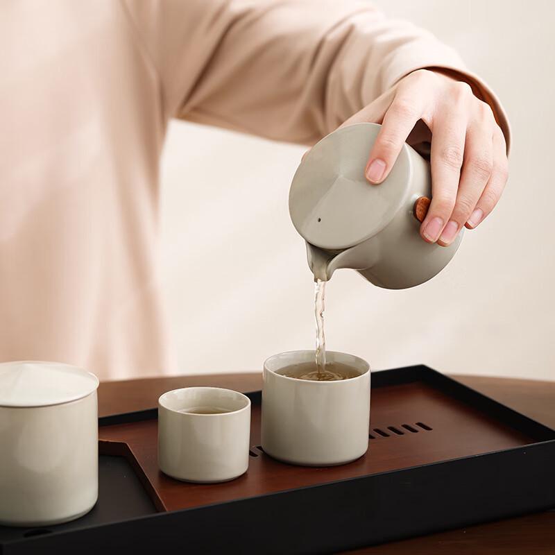 Shangqi Portable Ceramic Travel Tea Set