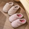 Cotton slippers autumn and winter 2025 new indoor home thick-bottomed non-slip warm plush slippers