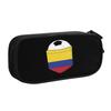Football Colombia In The Breast Pocket Pencil Cases Fashion Pen Box Bags Girls Boys Office Cosmetic Pencilcases