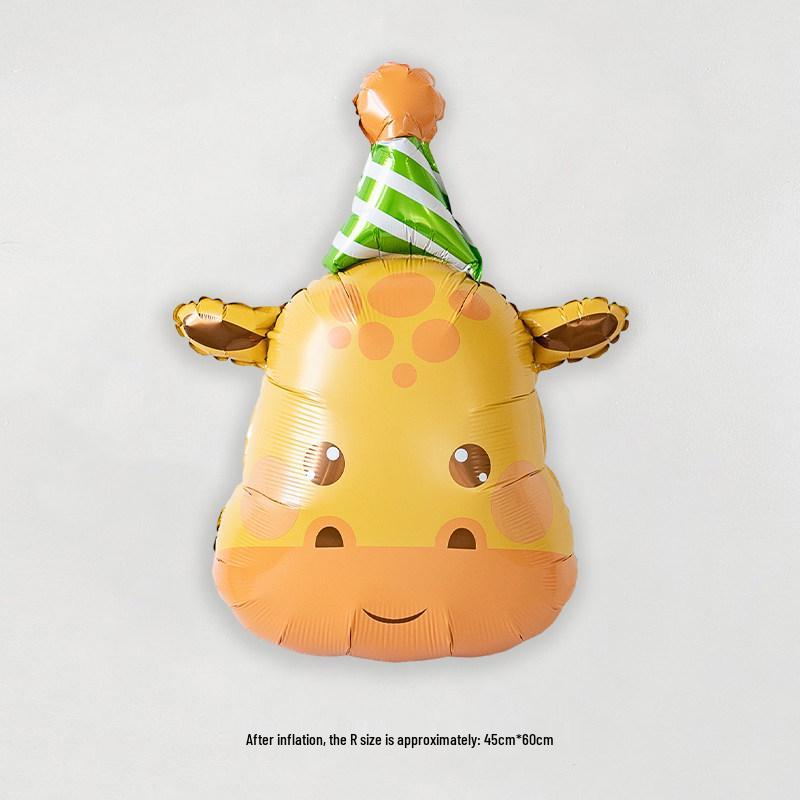 Cute Cartoon Animal Foil Balloons for Baby s 1st Birthday or Children s Festival Decorations