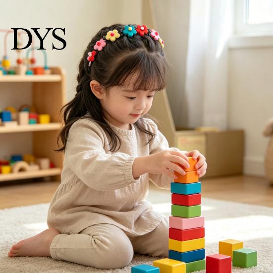 Gevlochten Hoofdband met Mini Clips Cartoon voor Meisjes, Schattige Haarband Haaraccessoire Stijlvol Dagelijks Gebruik Styling, Decoratieve Bloem/Fruit/Strik/Hart/Konijn