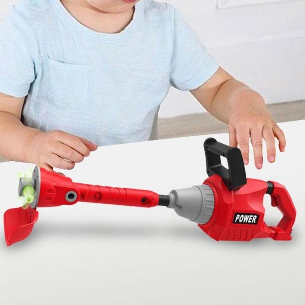 Large Size Electronic Toy Lawnmower Kids Play Tools Lawn Trimmer Toy Garden Play