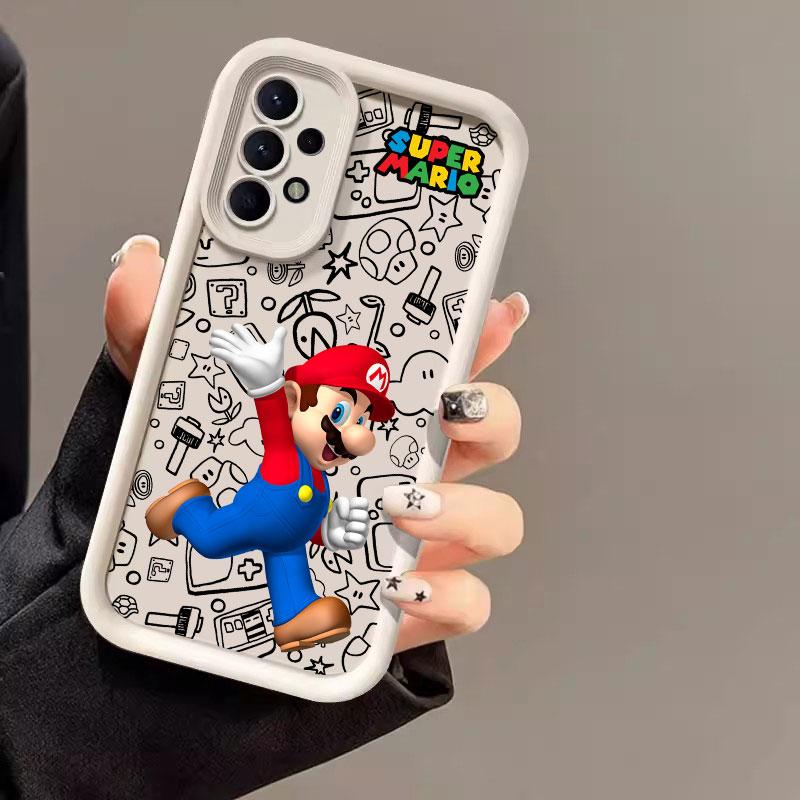 Super-Bros Case For Samsung Galaxy A55 5G Case A35 A13 A54 A53 A52 A34 A33 A32 A21S A14 A23 A24 A12 A51 A71 Phone Cover M-Marios