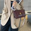 Summer Genuine Leather Crossbody Bag Hand-held Small Square Bag Casual and High-end Genuine Leather Single-shoulder Women's Bag