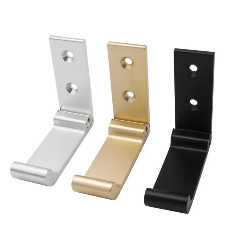 3PCs Folding Hooks Wall Door Clothes Coat Hat Bags Hangers Kitchen Bathroom Rustproof Towel Hooks Foldable Single Hook