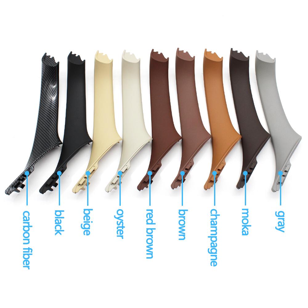 Grey Oyster Car Left Right Interior Door Inside Pull Handle Cover Trim For BMW 5 Series F10 F11 F18 520i 523i 525i 528i