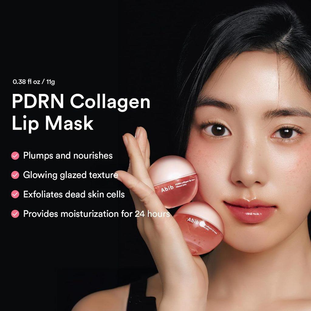[NY] ABIB Pdrn Kollagen Læbemaske Glazed Jelly 11g