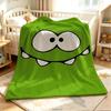 Greedy Grin Flannel Blanket Warm Soft Halloween Christmas Couch Warm Cozy Decorative Decor Gift for All Season