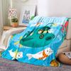 Customiz Name Personality Octonauts  Blanket Soft &Warm Sofa Office Bed Travel Lunch Break Blanket, Gift Suitable All Seasons