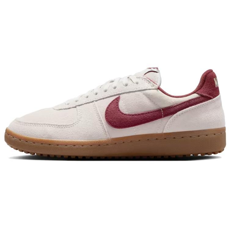 New Nike Field General Skateboard Shoes Women's Beige Red IF1743-001