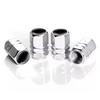 4pcs Aluminum Alloy Car Wheel Tire Valve Caps Tyre Rim Stem Covers Dustproof Tire Cap For Honda Toyota Seat VW Ford Accessories BT1