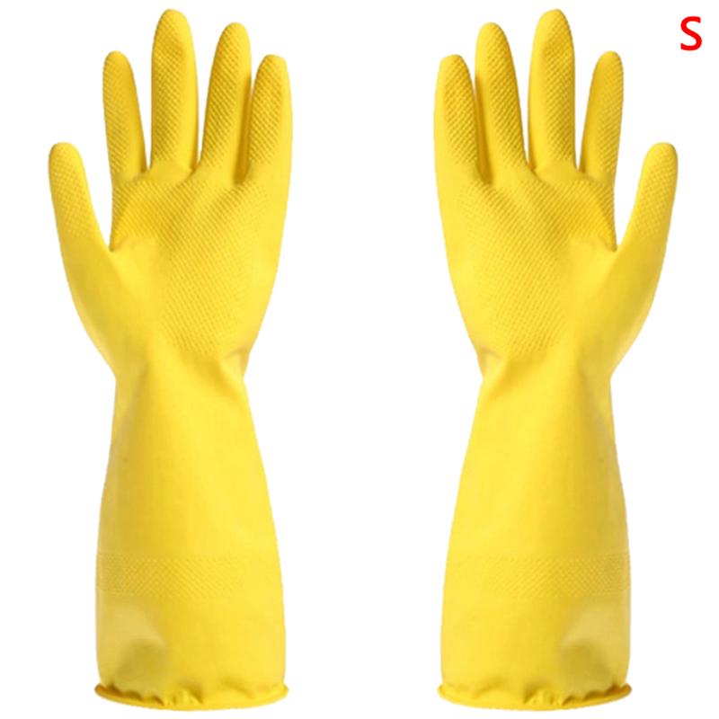 

Перчатки для мытья посуды, кухонные, для уборки дома, водонепроницаемые, резиновые, длинные S
