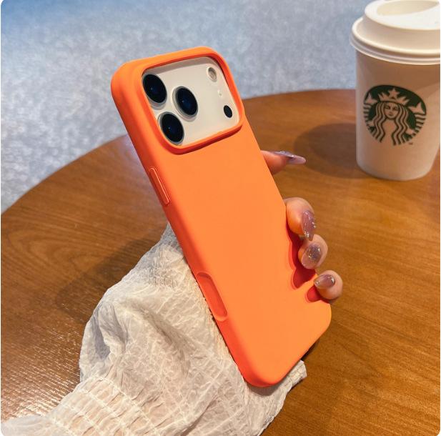 Applicable to iPhone18PROMAX mobile phone case liquid silicone Apple 17 advanced sense anti-drop protective case 15
