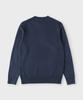 PANICALE Navy Slim Fit Viscose Blend Knit