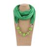 Necklaces Neckerchief Solid Color Jewelry Shawl Fashion Head Scarf  Women