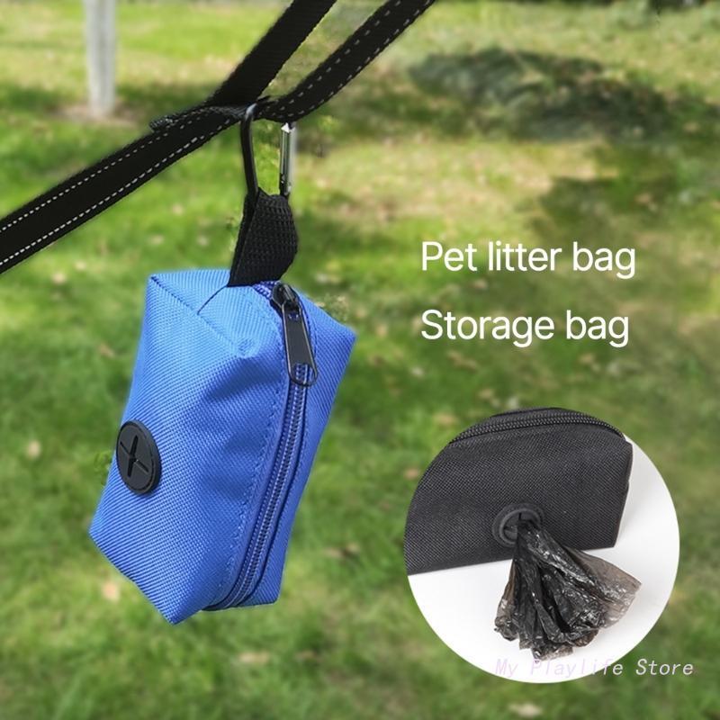 Pet Puppy Cats Pick Up Poop Bag Dispenser Portable Dog Poop Waste Bag Holder Outdoor Pet Supplies Garbage Bags Organizers