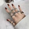 Retro European & American Open Punk Ring for Women - Trendy Japanese & Korean Style Woven Bracelet, Simple Student Index Finger Ring.