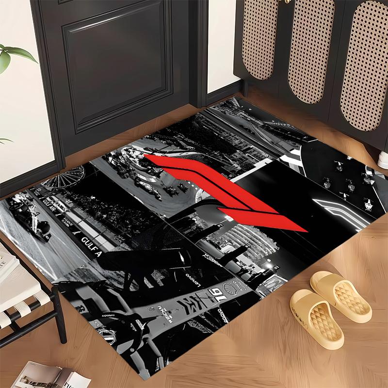 F1 (19) Personalizowany dywanik biurowy z imieniem Stylowa dekoracja do salonu, sypialni, kuchni