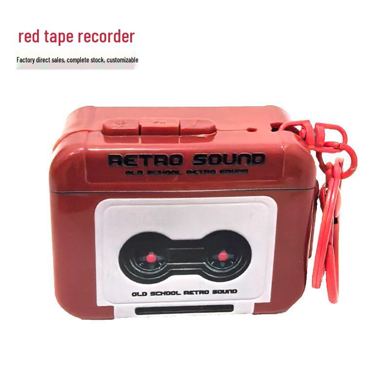 Retro Kassettenrekorder Walkman Schlüsselanhänger: Mini Musikplayer & Aufnahmegerät
