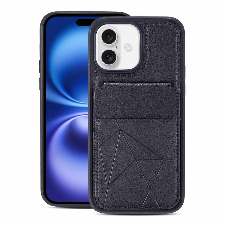 Multifunctional Vertical Flip Card Wallet Holder Vegan Leather Back Phone Case