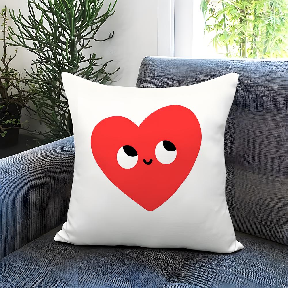 Holiday Valentines Day Cushion Cover Comfortable Reversible Pillow Cover Ideal for Car Sofa Bedroom Beyond