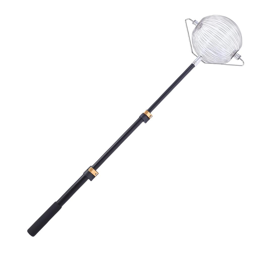   Nut Collector S Size Multi Purpose   Rolling Picker with Telescopic Aluminium Alloy Pole for Tennis  S Chestnuts