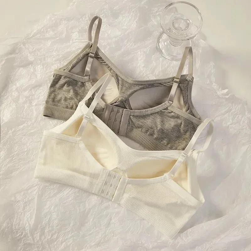 Piękna bezprzewodowa sportowa kamizelka bandeau z zintegrowaną wkładką na biust dla kobiet