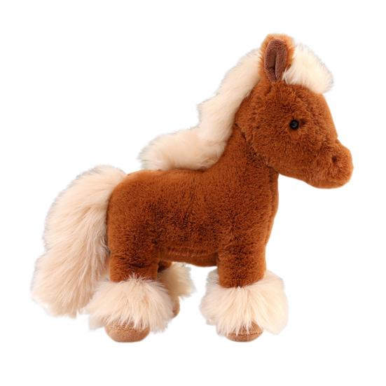 

Кукла-лошадь, плюшевая игрушка, плюшевая мини-кукла-лошадь с пушистым хвостом, плюшевая игрушка для детей, подарок на день рождения, украшение дома M темно-коричневого