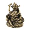 Tibetan Inspirational Pair Figurine Metal Wall Art Piece Figurine Craft For Special Collection And Private Space