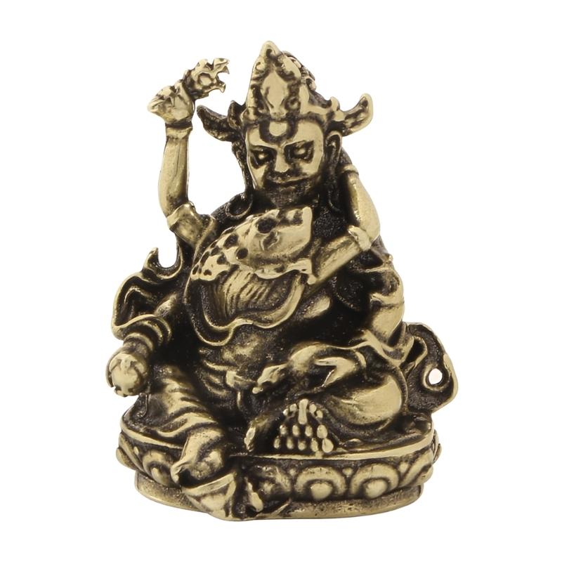 Tibetan Inspirational Pair Figurine Metal Wall Art Piece Figurine Craft For Special Collection And Private Space 1